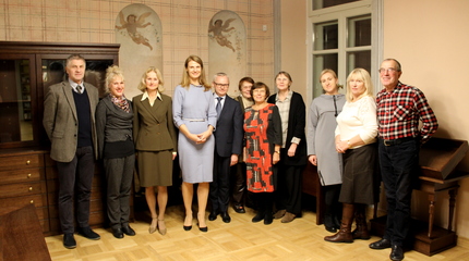 Naujai paskirta Austrijos Respublikos ambasadorė Lietuvai J. E. Yvonne Toncic-Sorinj lankėsi...