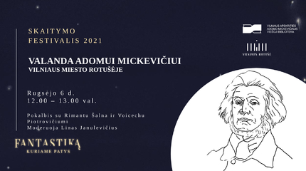 Kviečiame į renginį „Valanda Adomui Mickevičiui“ Vilniaus rotušėje