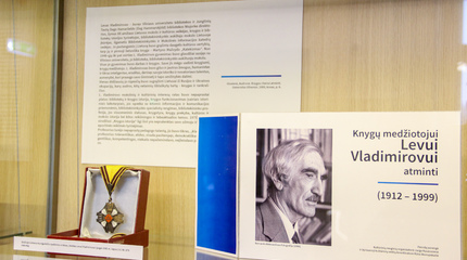 Pristatome parodą „Knygų medžiotojui Levui Vladimirovui atminti“
