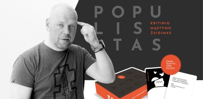 Lietuvos bibliotekose jau pasirodė kritinio mąstymo žaidimas „Populistas“