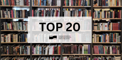 Populiariausių knygų bibliotekoje TOP 20
