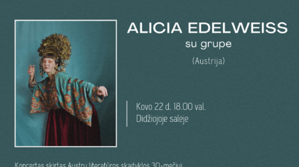 Žinomos dainininkės koncertas – dovana Austrų literatūros skaityklos 30-mečio proga