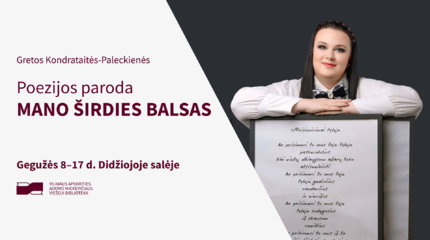 Bibliotekoje atidaroma poezijos paroda
