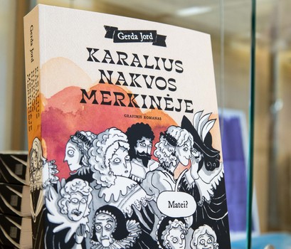 Gerdos Jord komikso „Karalius nakvos Merkinėje“ iliustracijų pristatymas
