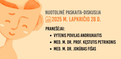 Kviečia nuotolinė paskaita apie smegenų sveikatą