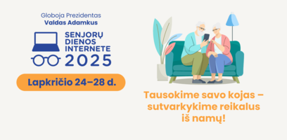 Kviečia Senjorų dienos internete!