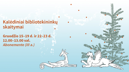 NAUJIENA! Kalėdiniai bibliotekininkų skaitymai