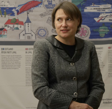 Parodos „Estijos švedų istorija siuvinėtuose kilimuose“ atidarymas
