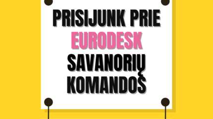 „Eurodesk Lietuva“ kviečia savanoriauti 