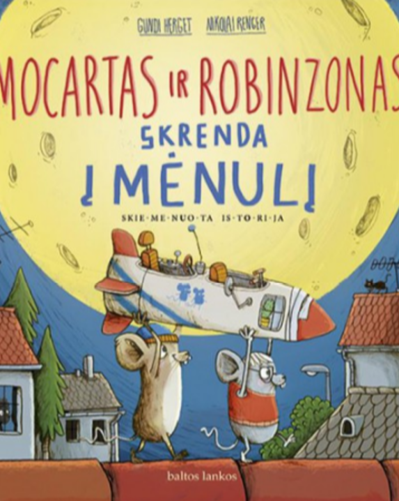 Mocartas ir Robinzonas skrenda į Mėnulį. Skiemenuota istorija