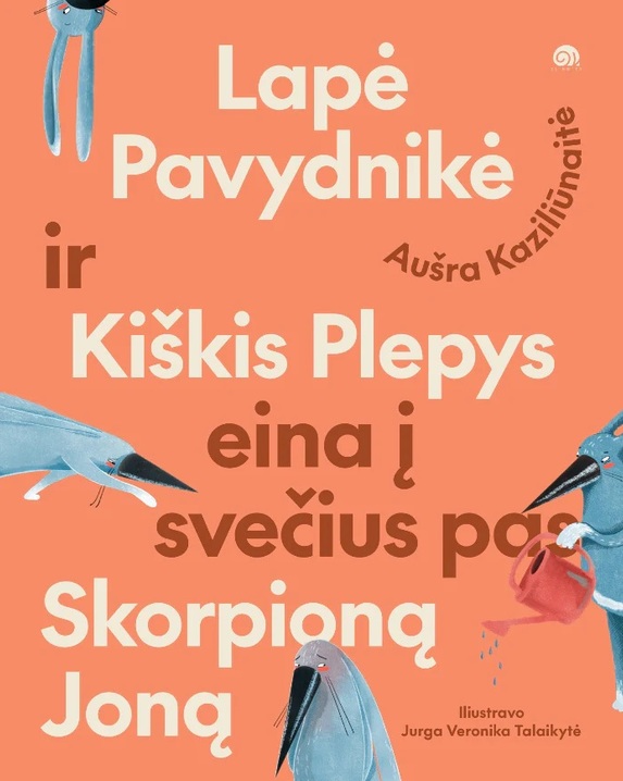 Lapė Pavydnikė ir Kiškis Plepys eina į svečius pas Skorpioną Joną